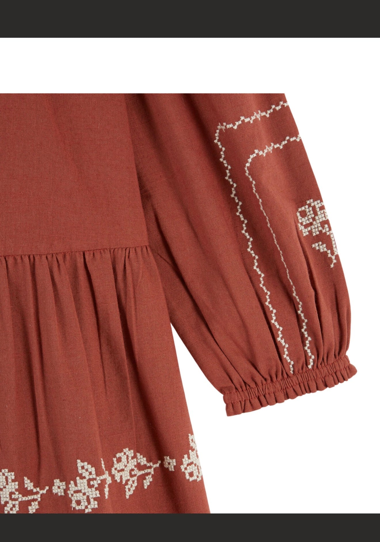 EMBROIDERED DRESS