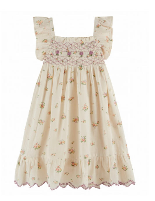 ROBE BRODEE SMOCKEE ALTHEA