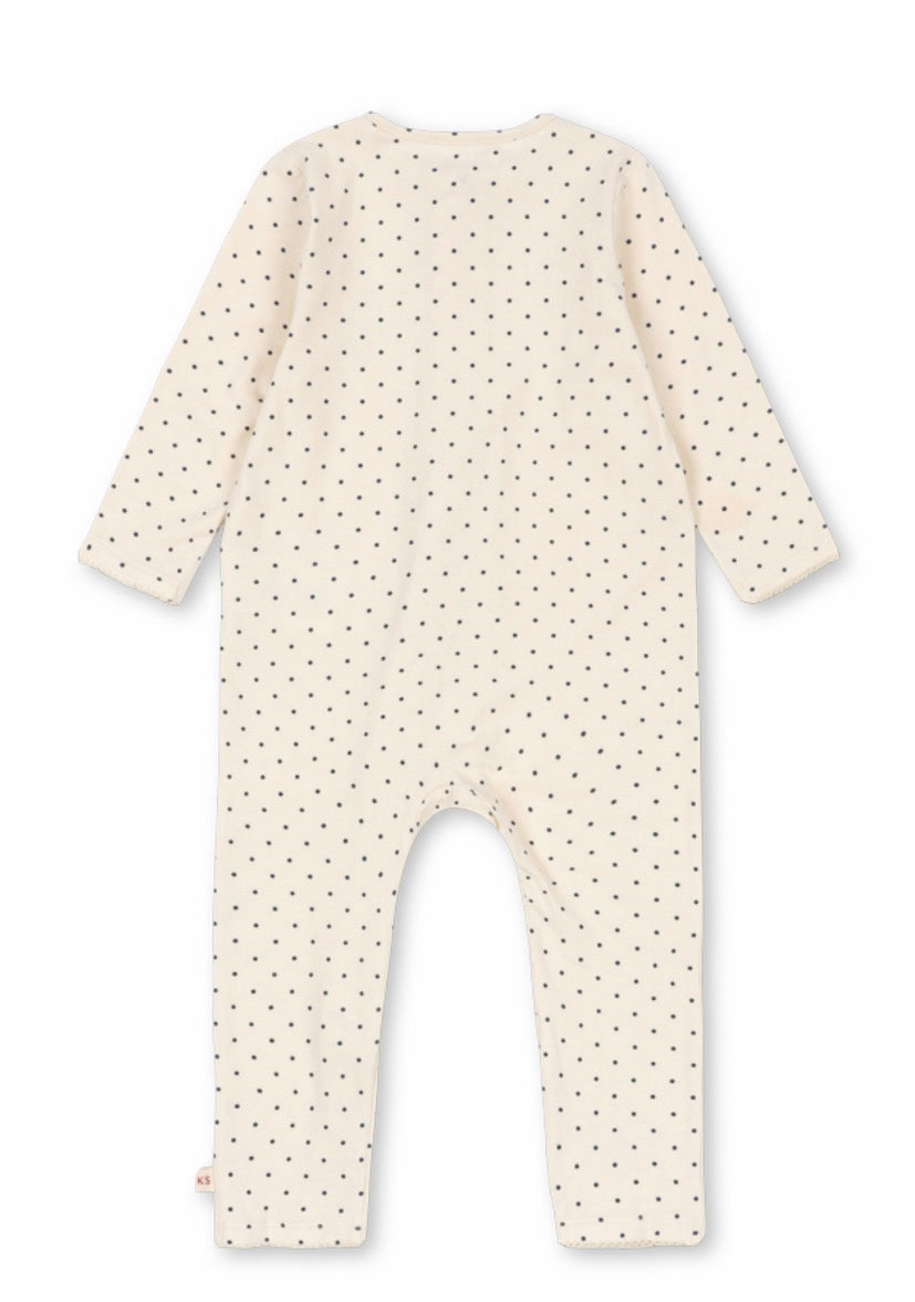 BASIC ZIP ONESIE GOTS