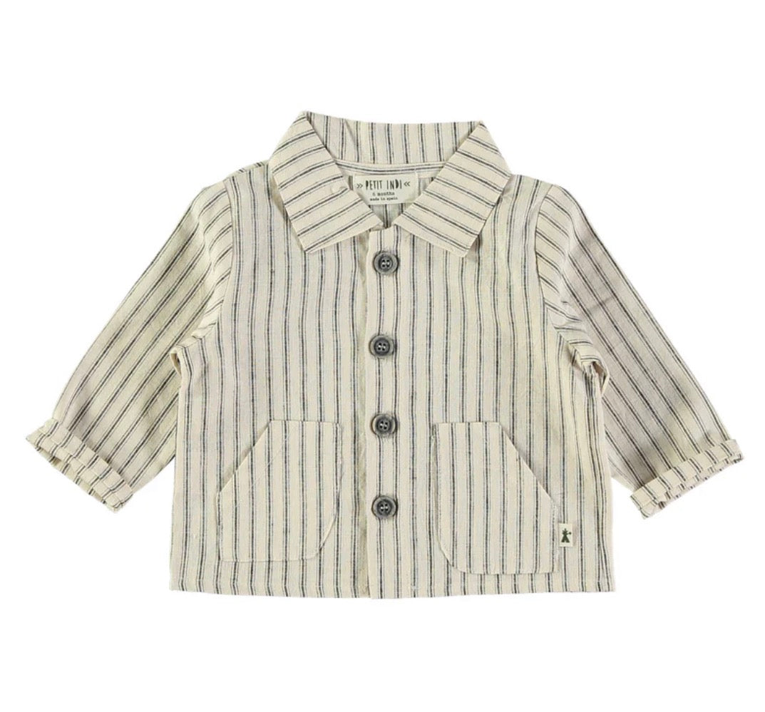 Jacket stripe linen