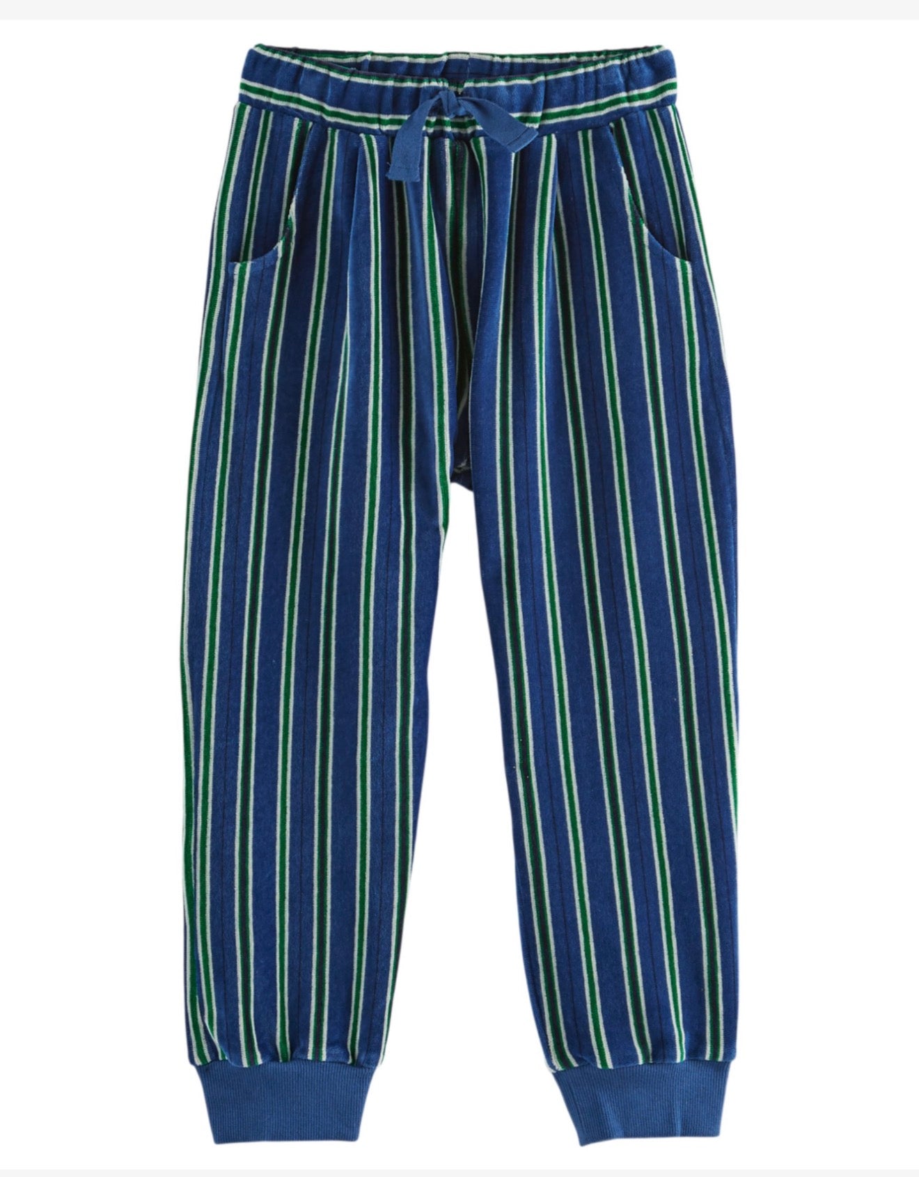 STRIPED VELVET JOGGER