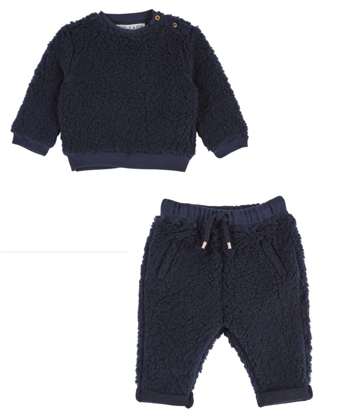 FLEECE SHERPA SWEATSHIRT & TROUSERS