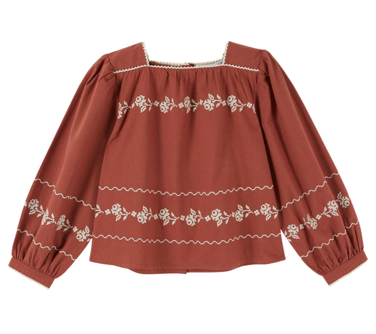 EMBROIDERED BLOUSE
