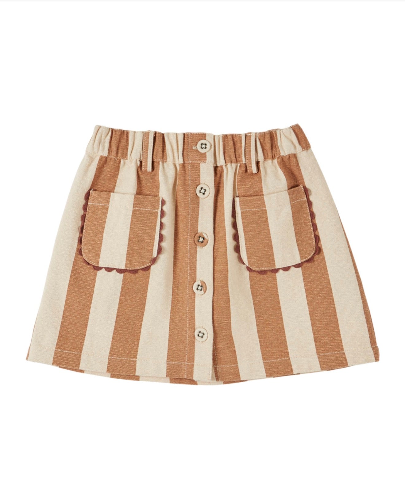 STRAIGHT STRIPED SKIRT