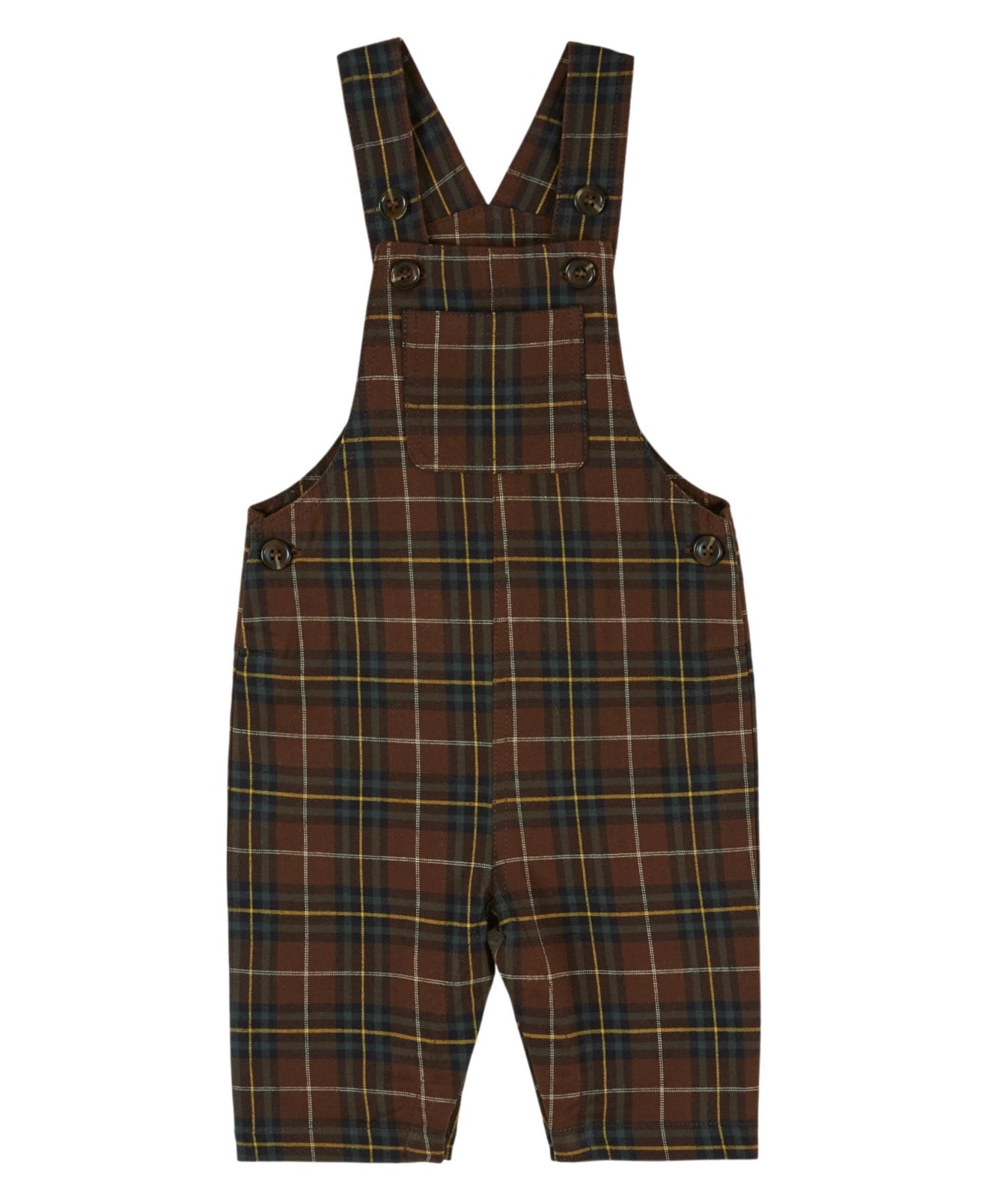FLANNEL CHECKED JUMPSUIT