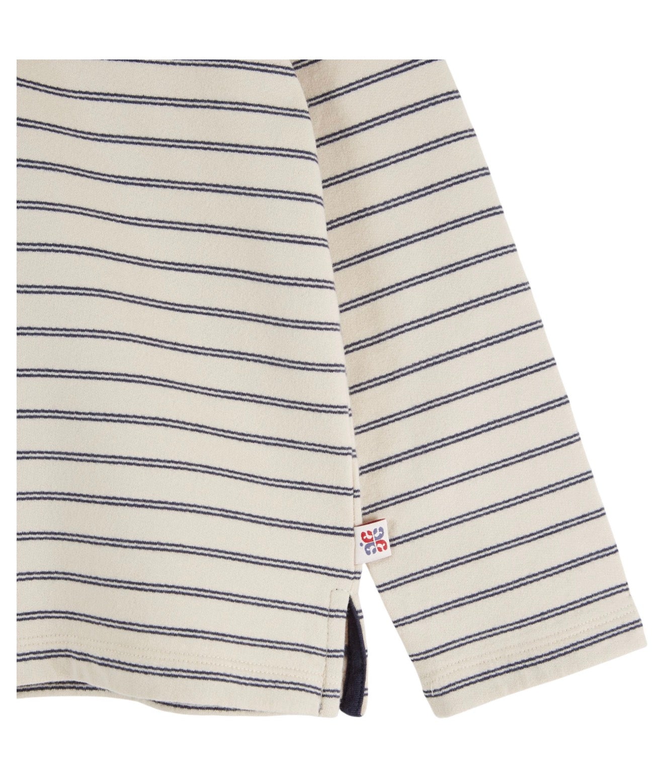 DUFFLE STIPED POLO SWEATSHIRT