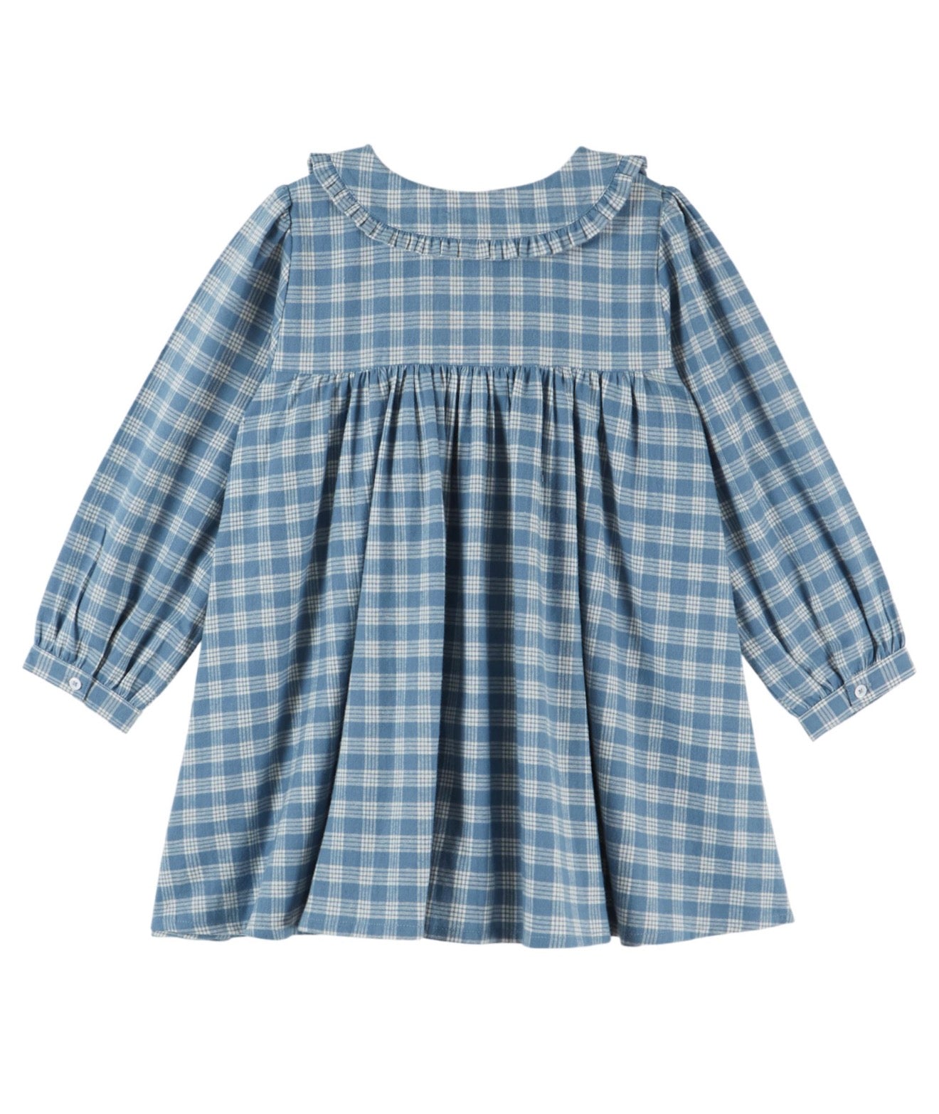 LOOSE FLOUNCE COLLAR DRESS